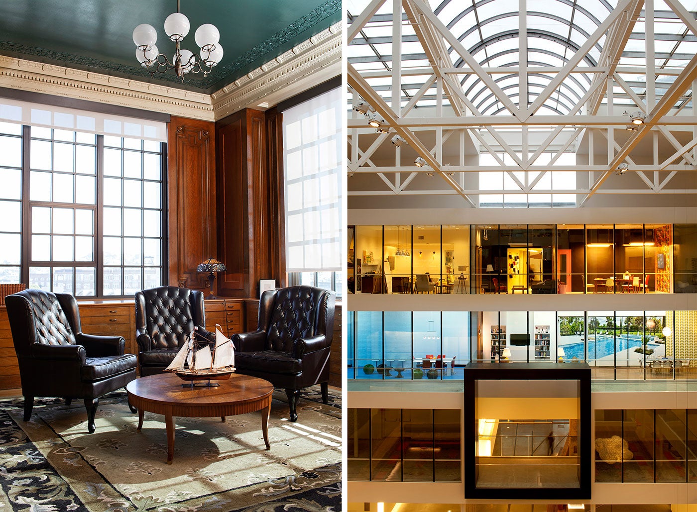 <strong>AIRBNB: SAN FRANCISCO |</strong> The sizable space features areas whose designs are inspired by cities central to the company’s success, like Brooklyn, Cairo, and Shanghai