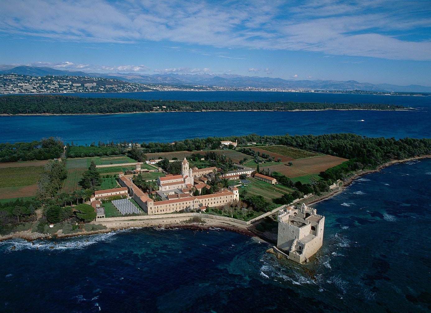                             The quiet island of Île Saint-Honorat is home to a fifth-century abbey and wine-making monks