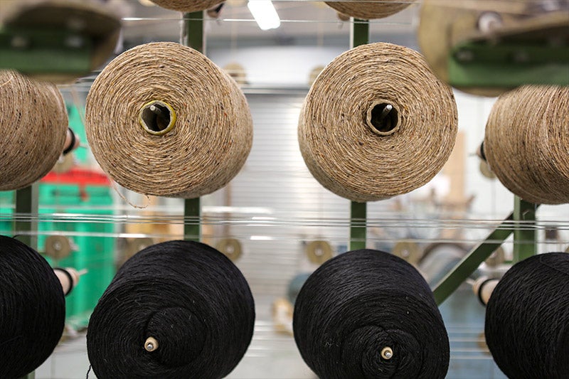 Afbeeldingen van de Magee-fabriek en Donegal, Ierland