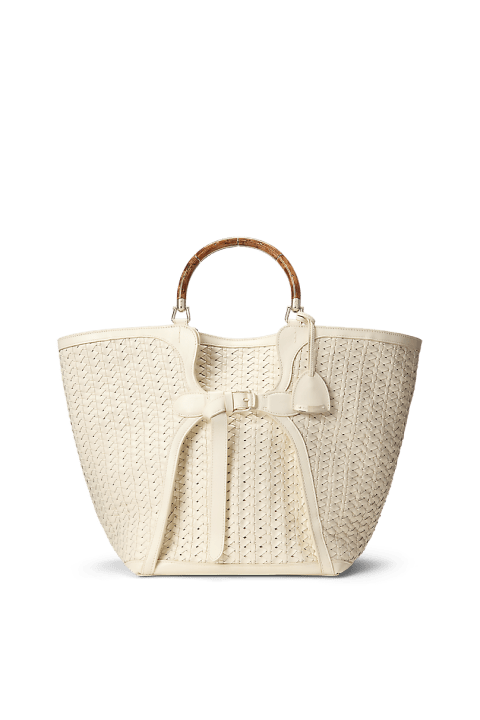The Ralph Braided Leather Large Tote