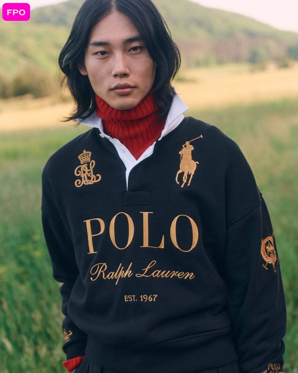 Relaxed Fit Big Pony Rugby Sweatshirt