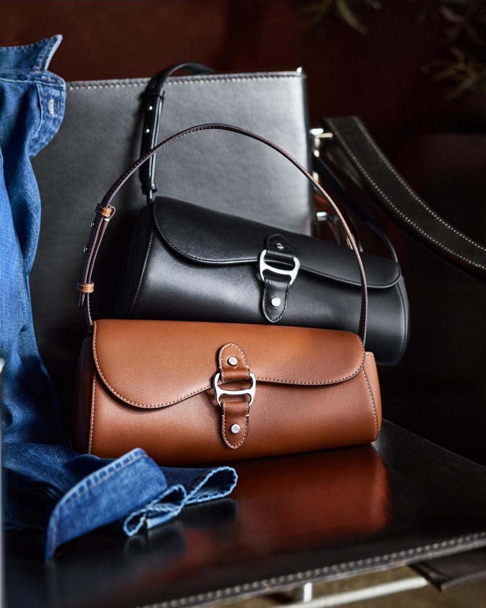 Tasha medium rechthoekige leren tas