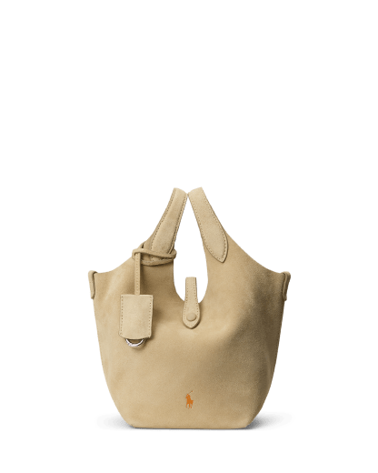 Kleine suède Polo Play tas en crossbody