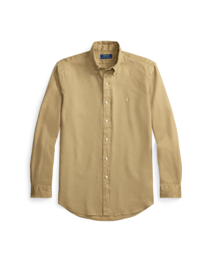 Custom fit linnen overhemd