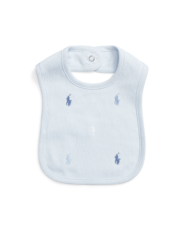 Katoenen interlock Polo Pony slabbetje