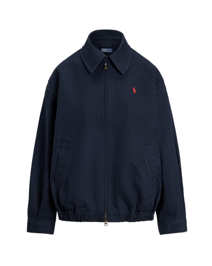Oversized katoenen windjack