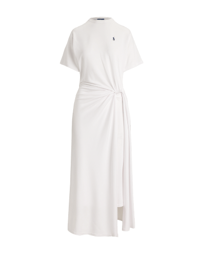T-shirtjurk met gedraaid detail