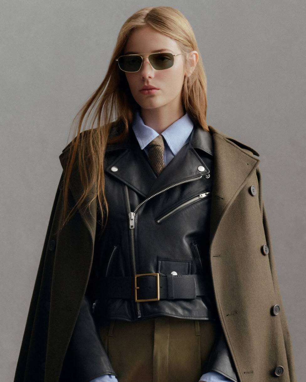 Oversized katoenen end-on-end overhemd