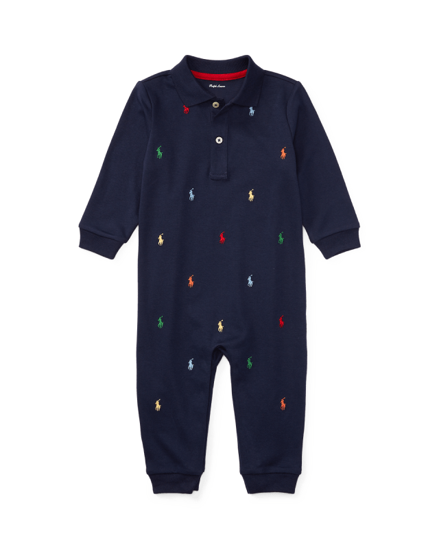 Katoenen Polo-overall met Polo Pony