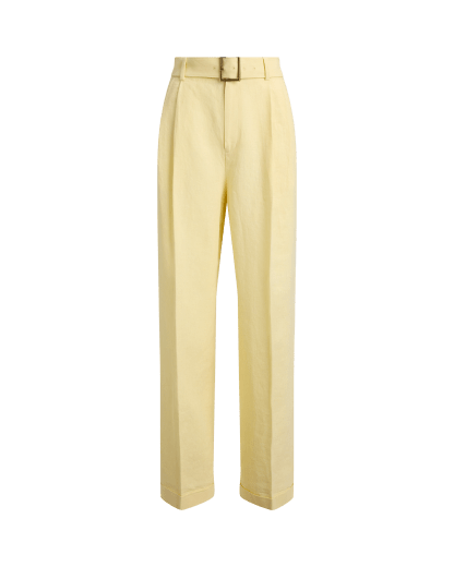 Bacall linnen broek met riem